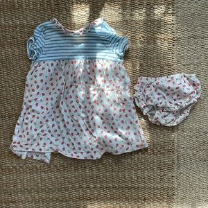 BabyBoden Strawberry Dress and Undies